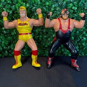 Vintage Bundle Of 1994 WCW OSFTM Series Hulk Hogan & Vader Wrestling Figure HTF